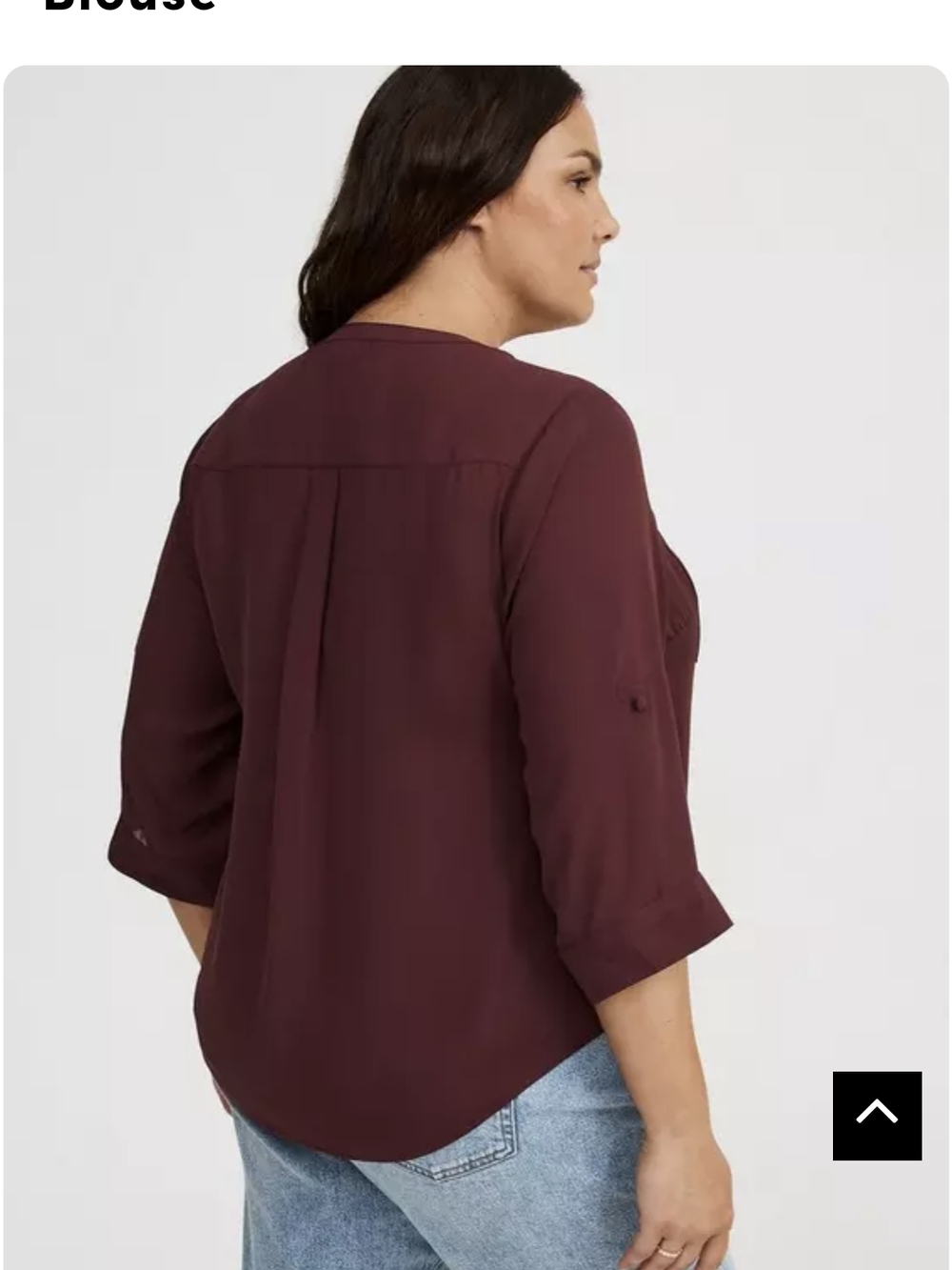 Harper Geogette 3/4 Sleeve Blouse - Picture 2 of 5